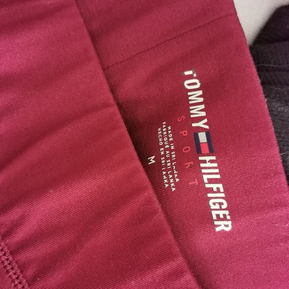 Deep Red Tommy Hilfiger Sport Leggings Size Medium - Picture 6 of 6